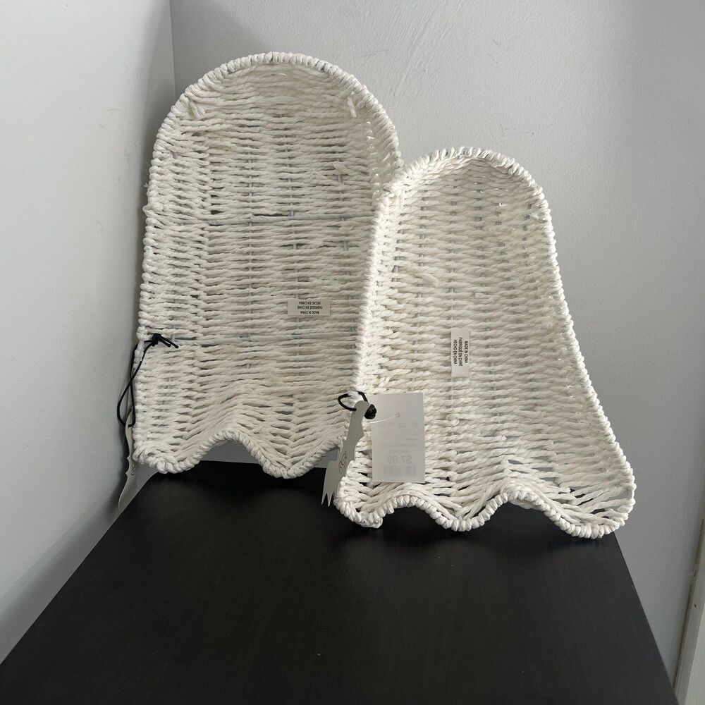 Halloween Farmhouse Ghost Baskets